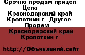 Срочно продам прицеп › Цена ­ 75 000 - Краснодарский край, Кропоткин г. Другое » Продам   . Краснодарский край,Кропоткин г.